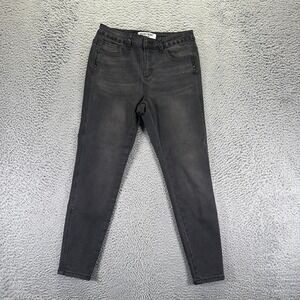 Velvet Heart Jeans Womens 28x26 Black Cotton Denim Skinny Ankle Mid Rise Stretch